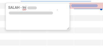 Catatan otomatis dari AI di Google Sheets yang menandai dokumen yang diunggah salah